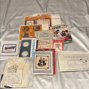 Mostly patterns only - Cross Stitch and Craft Kit Collection